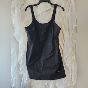 REI - black romper skort, size L